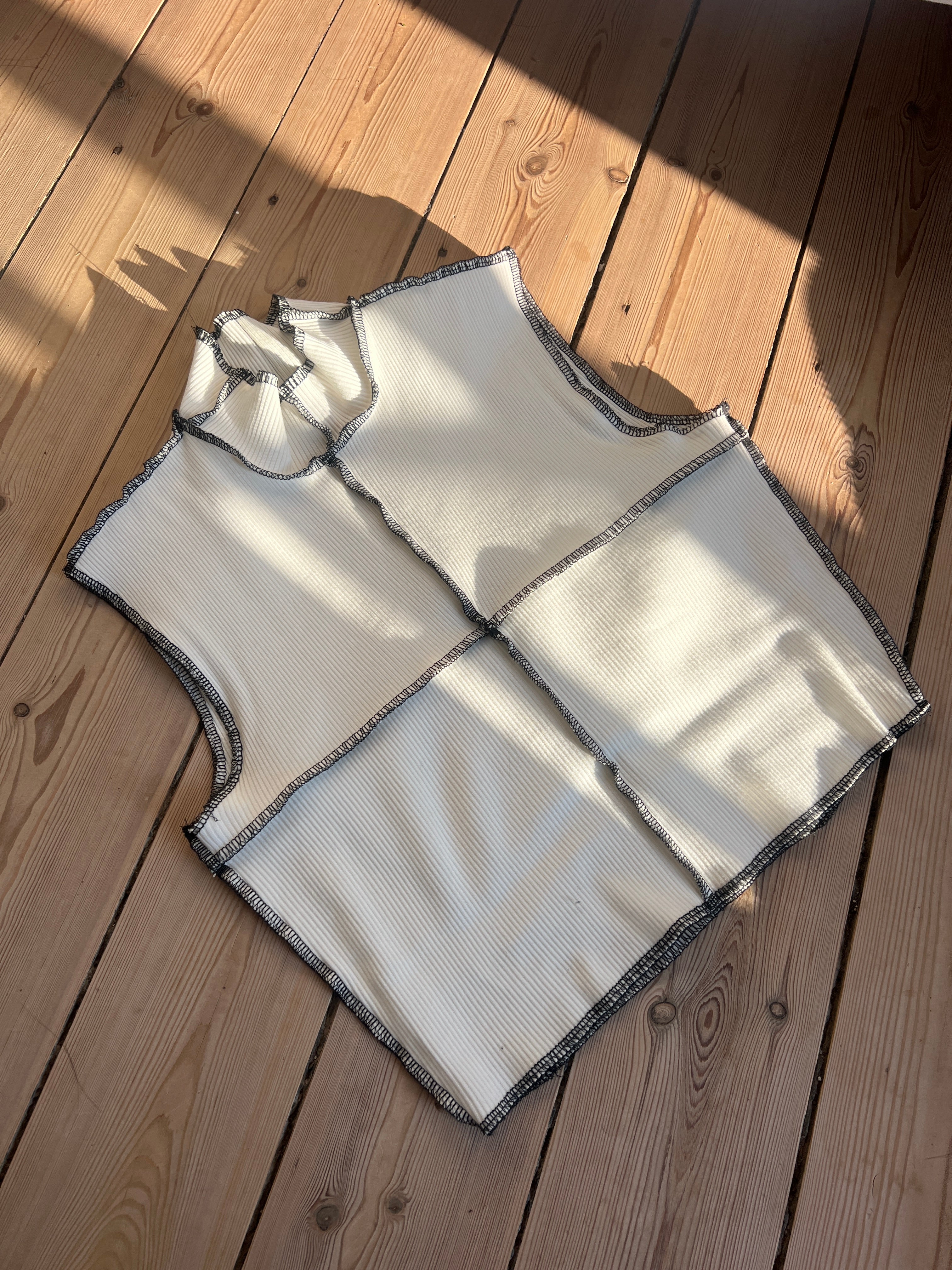 Turtle neck top zero waste