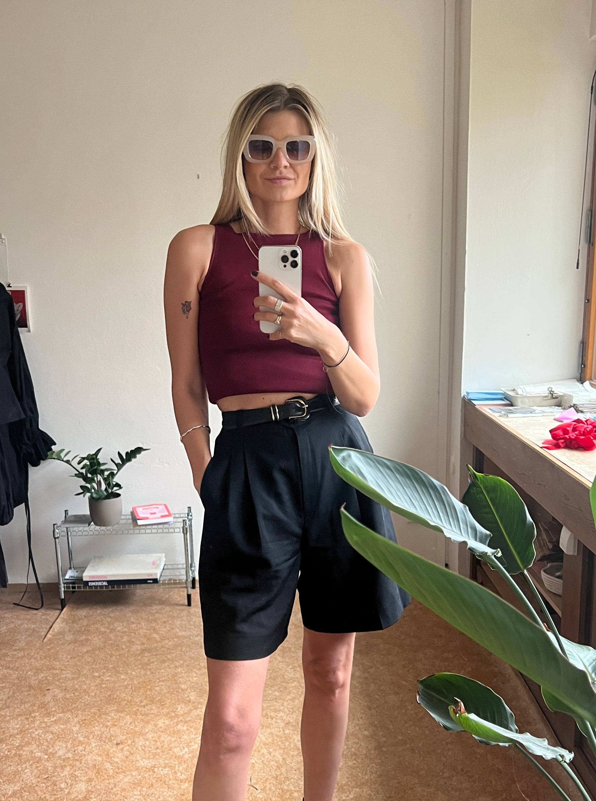 Tank top ribbed