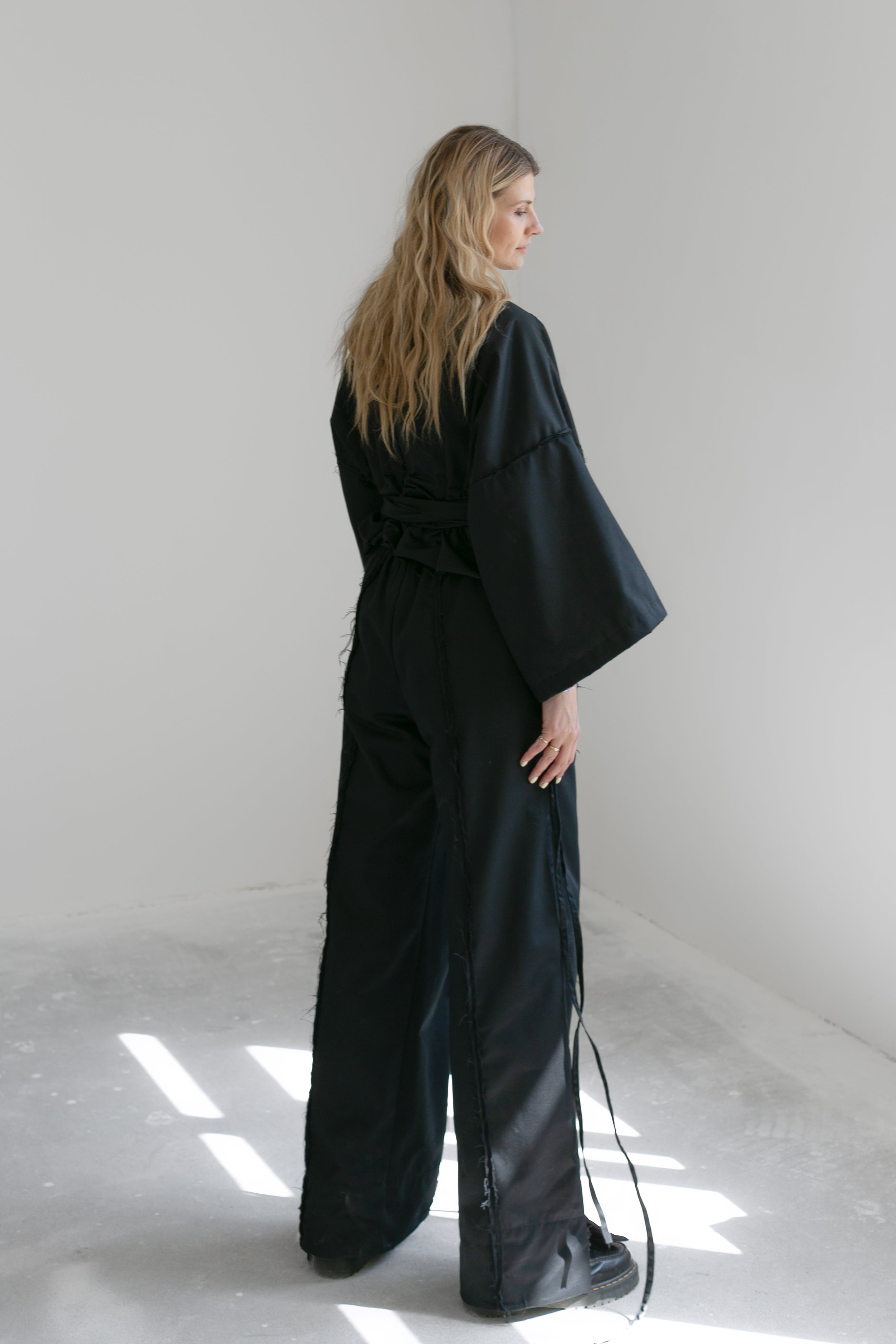 Twill kimono set