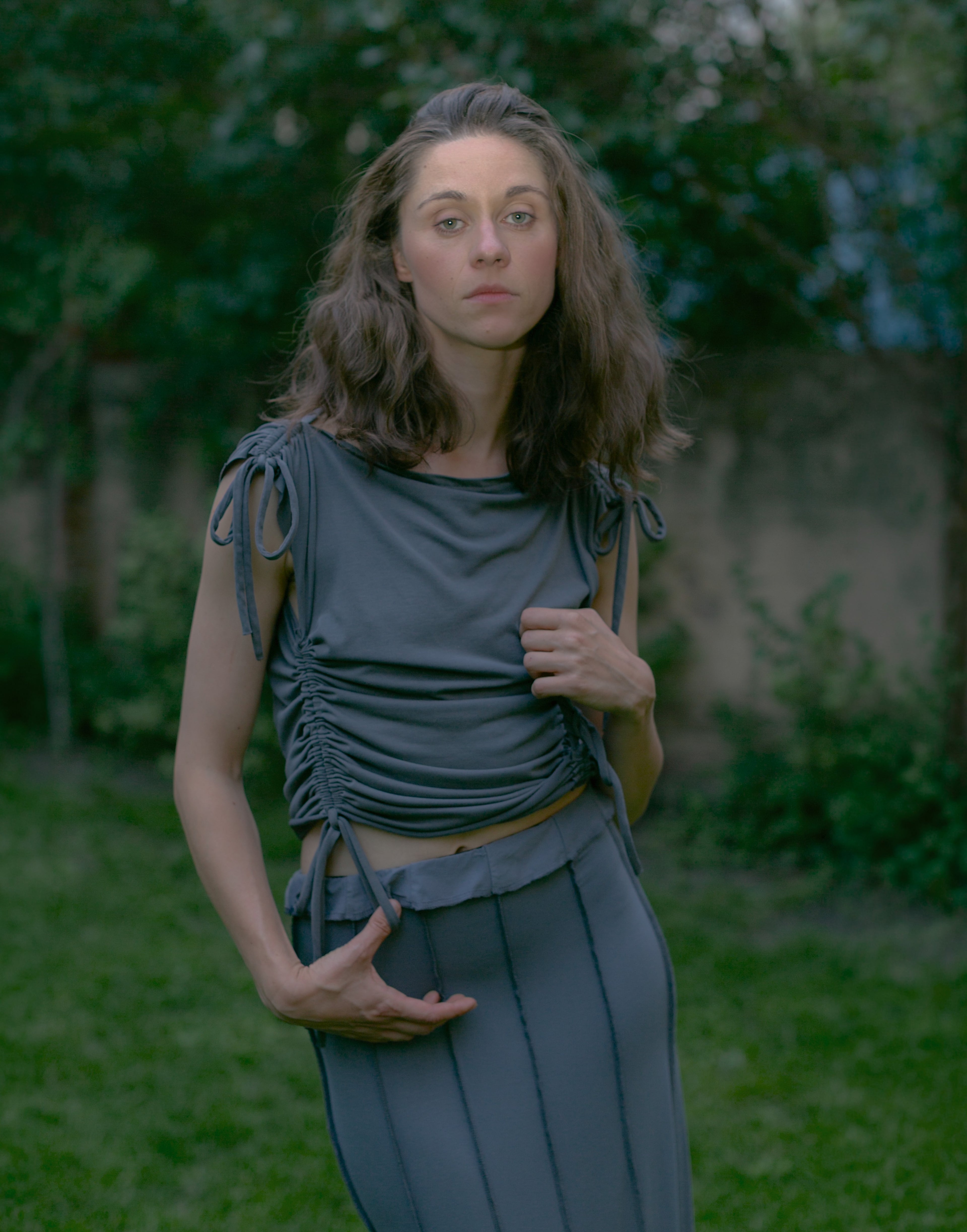 Ruched top (bamboo)