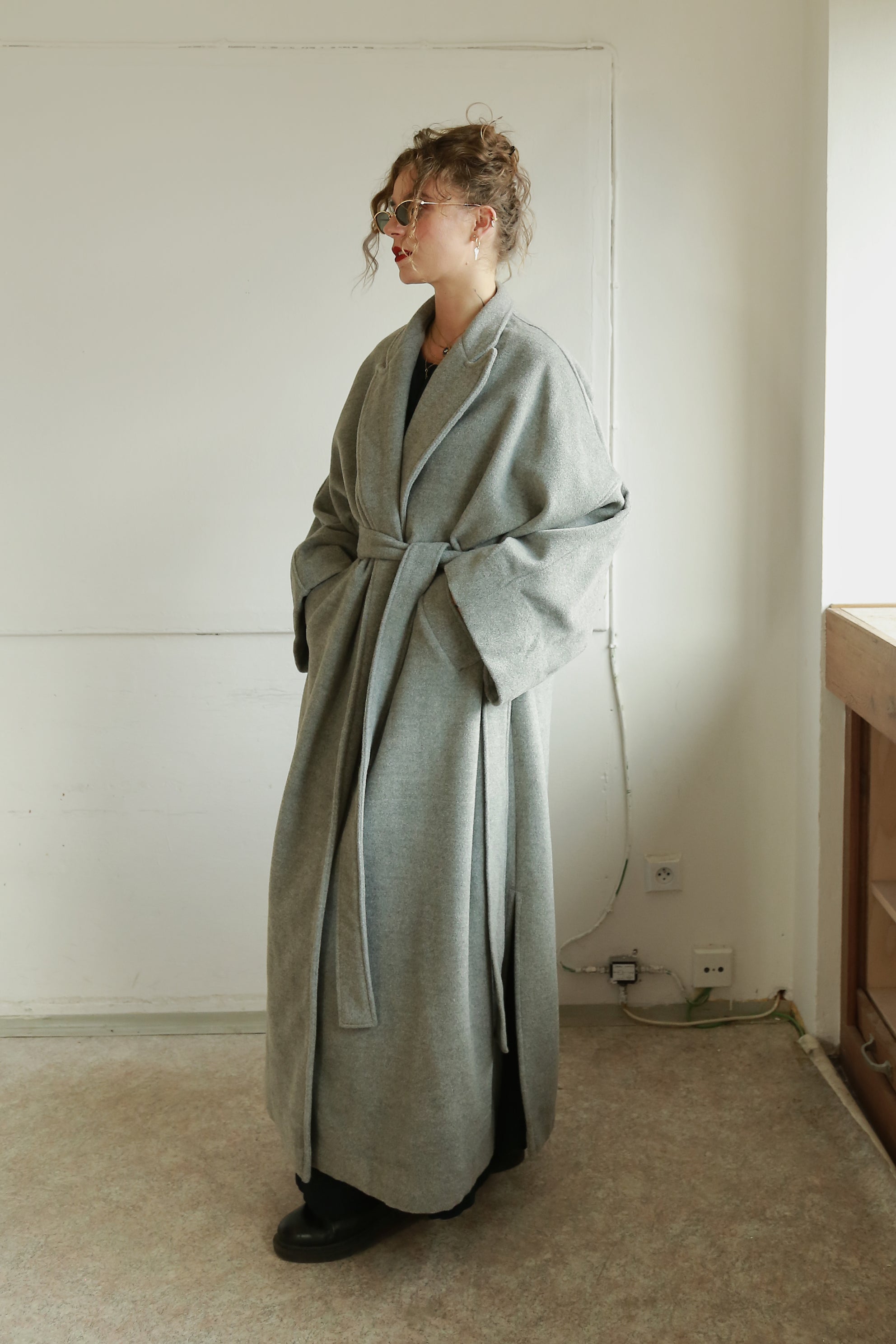 Le bon oversized wool coat