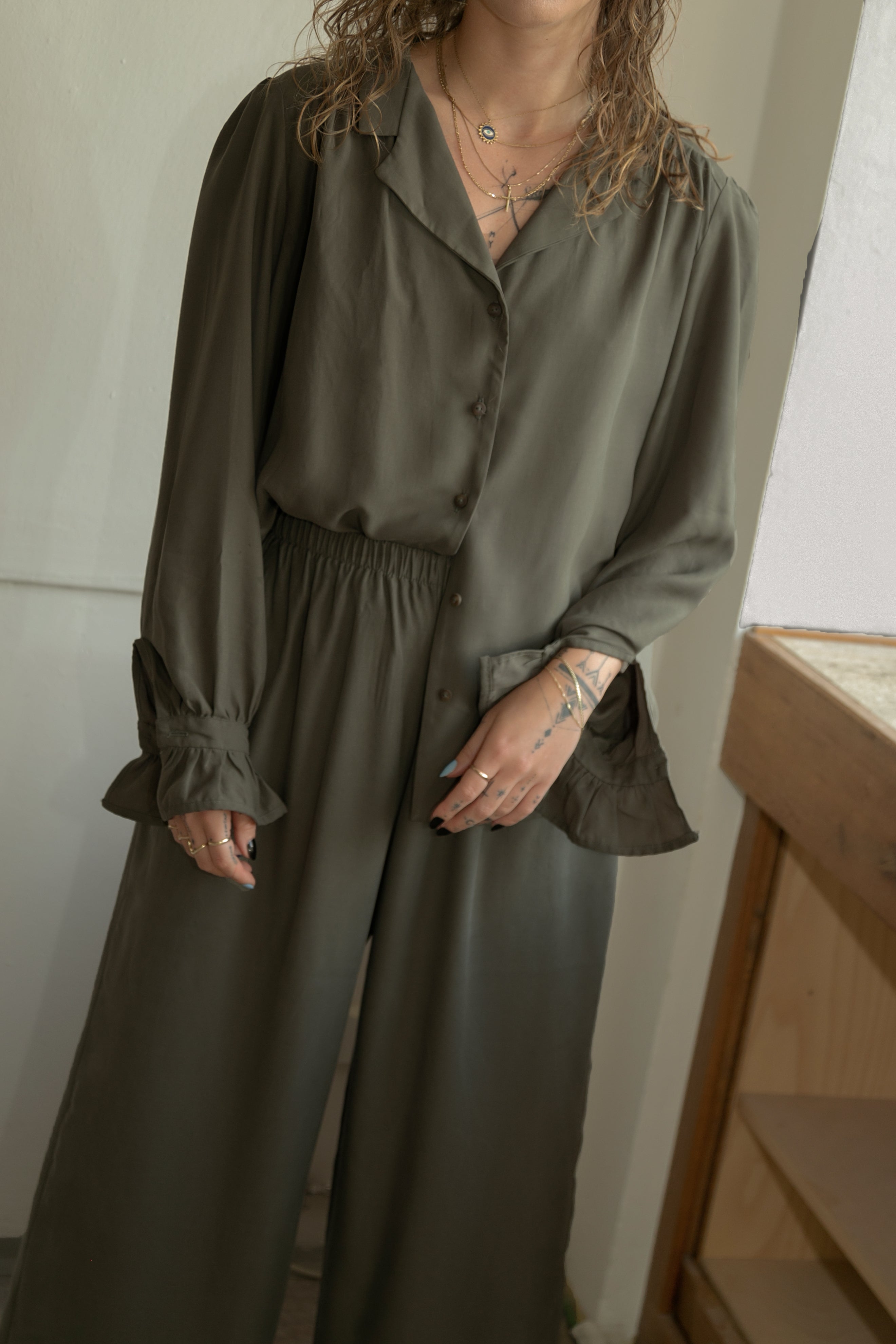 Country shirt tencel