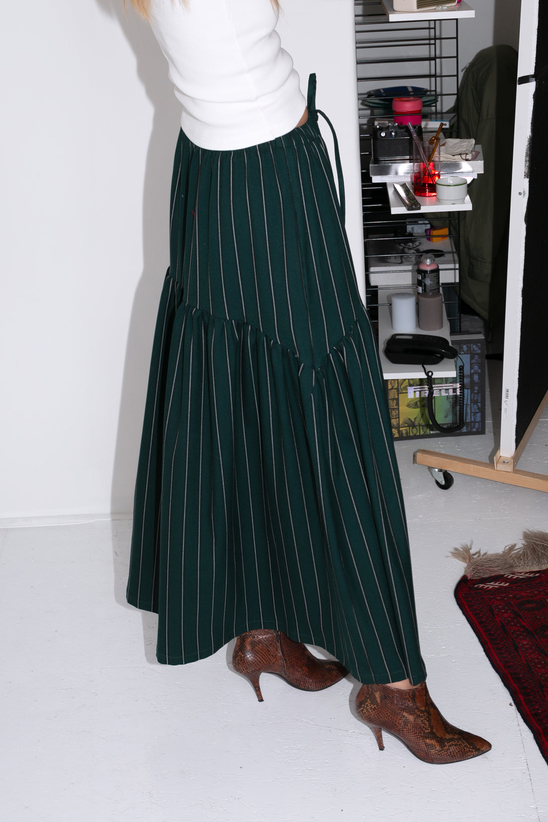 Wool field skirt