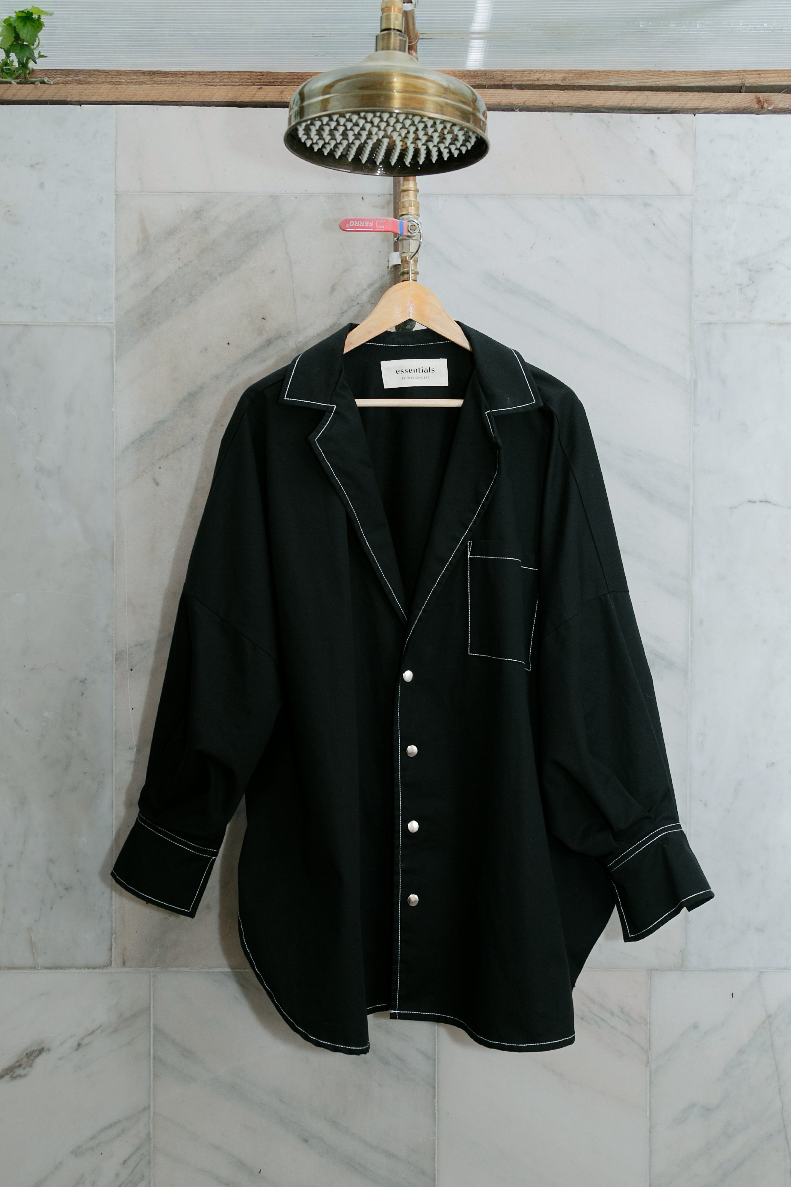 Easywear cotton twill pj shirt