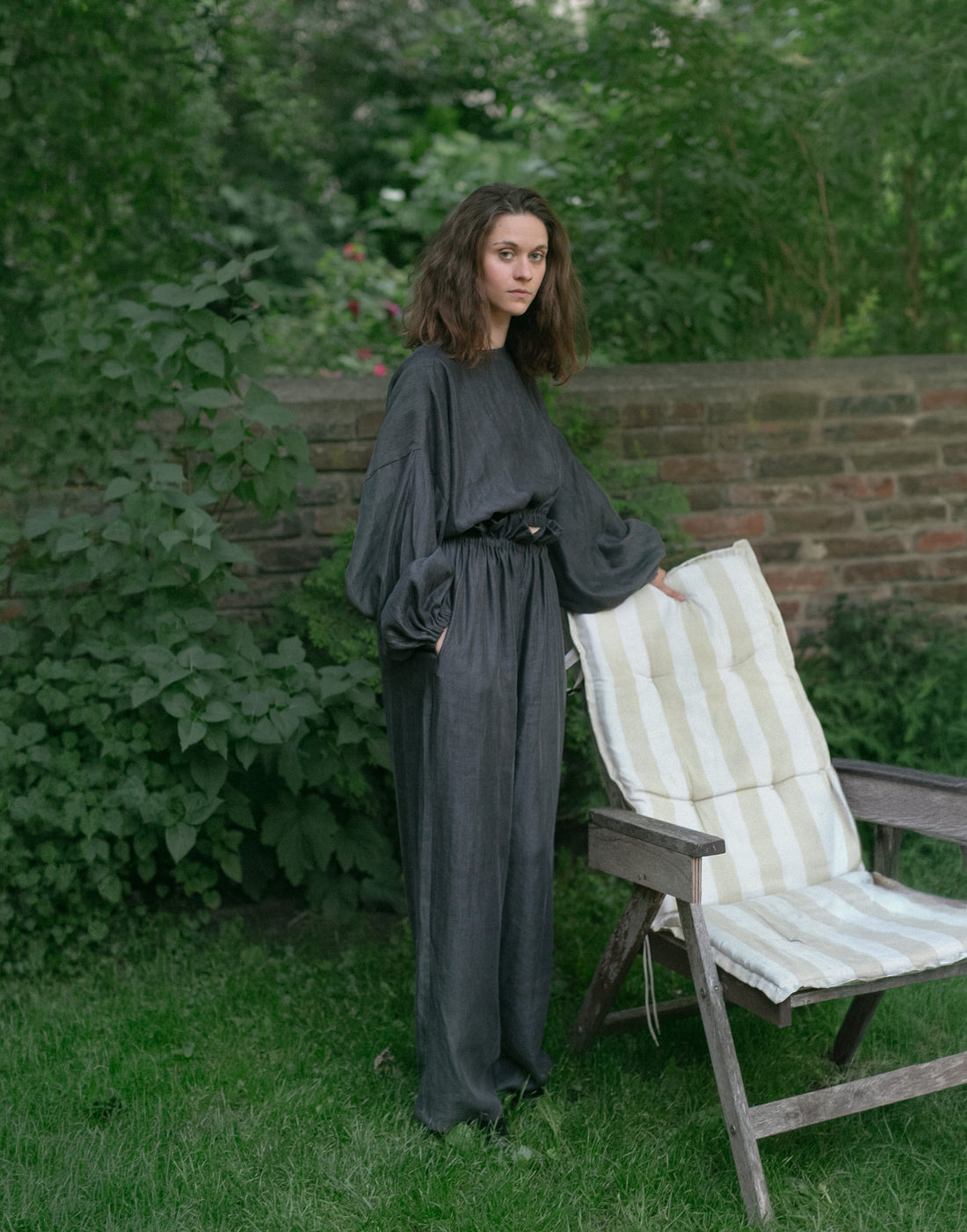 Ruffle tencel set