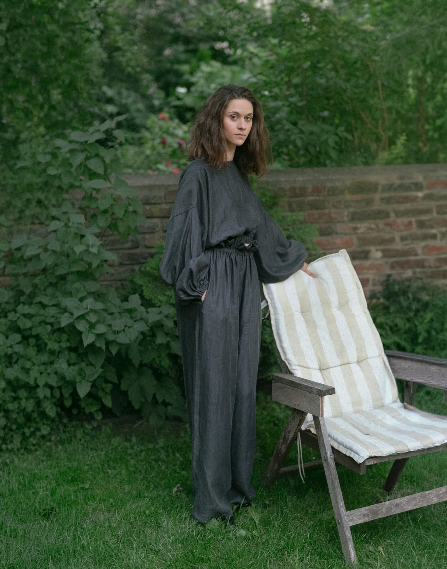 Ruffle tencel set