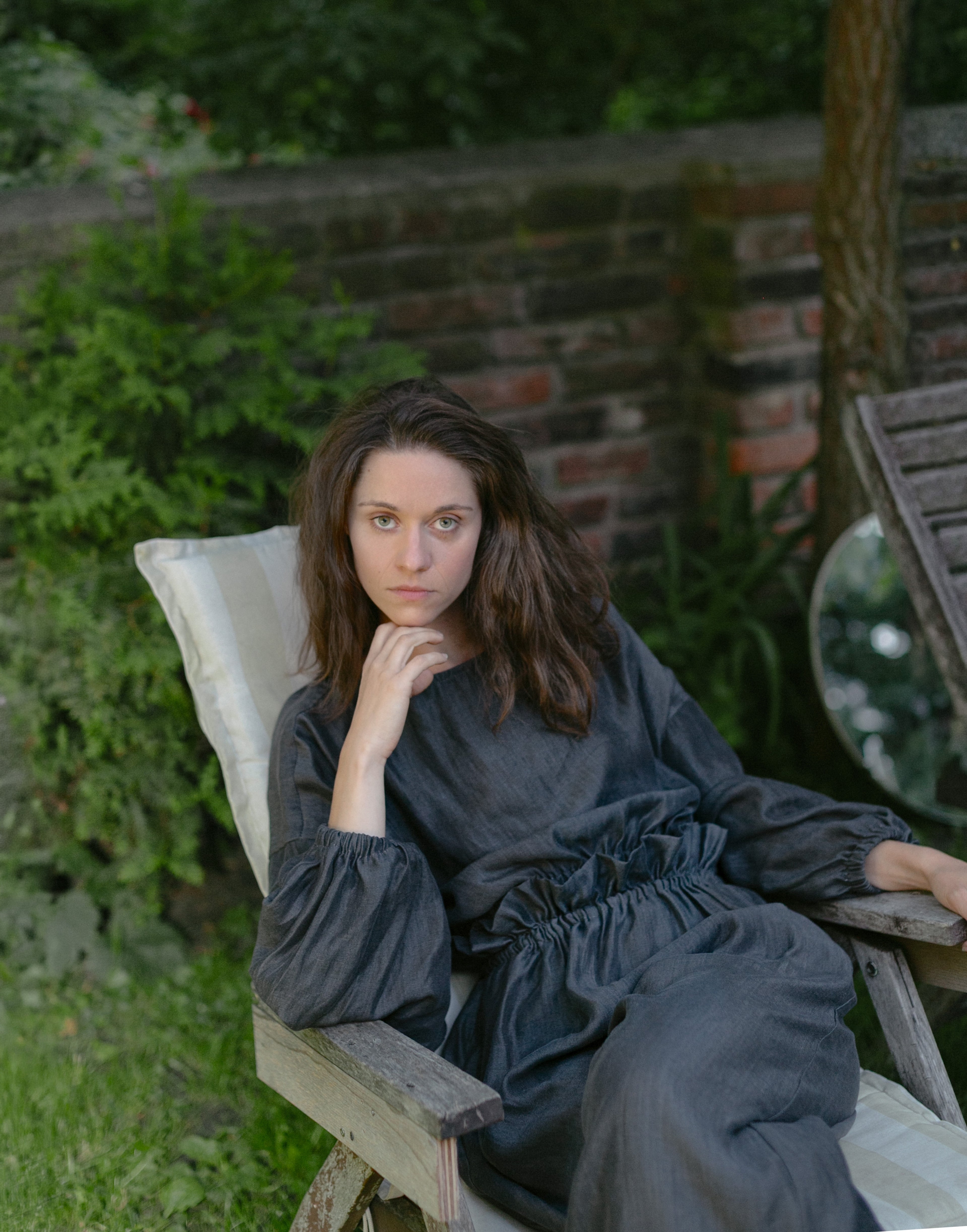 Ruffle tencel set