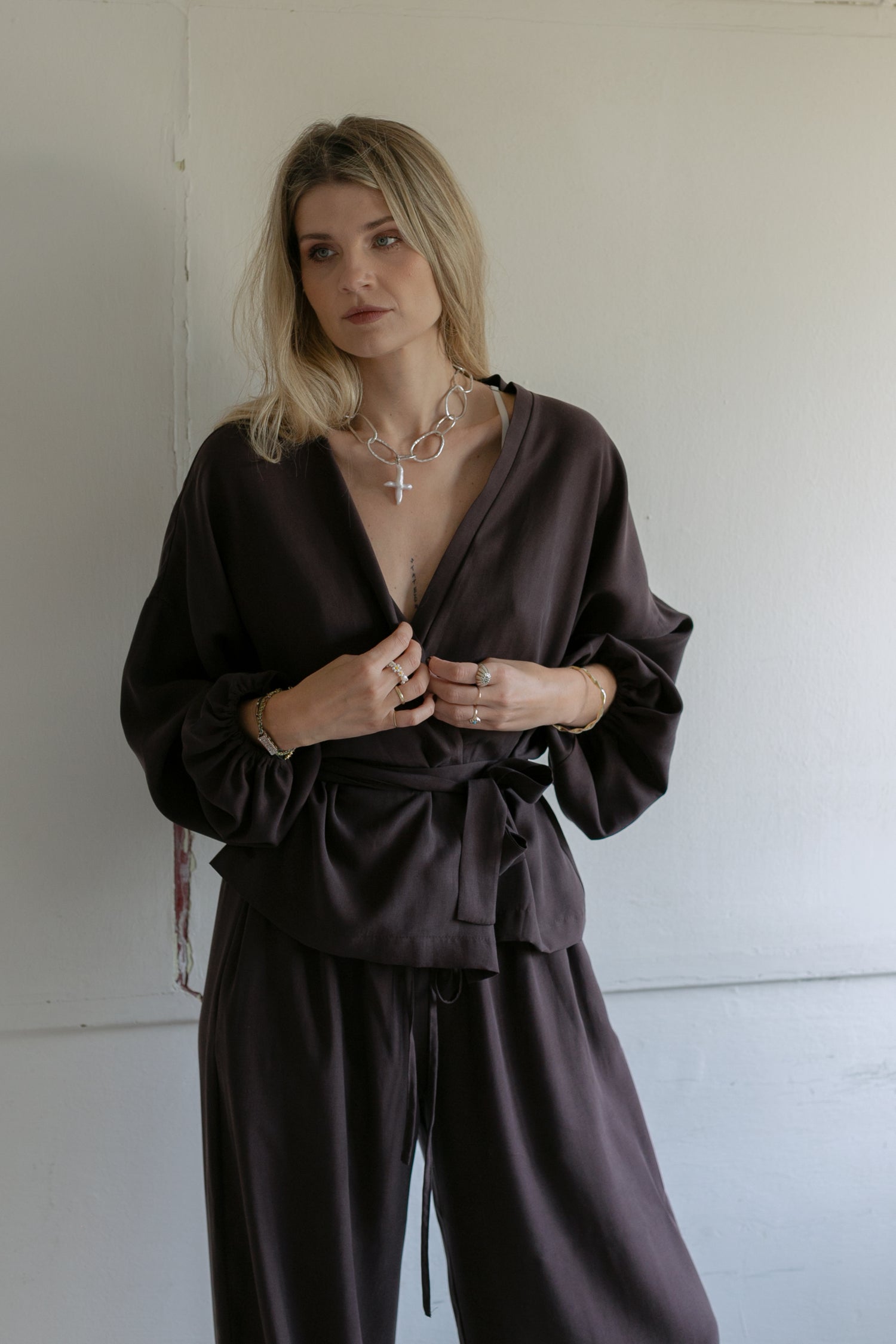 Cali tencel kimono set