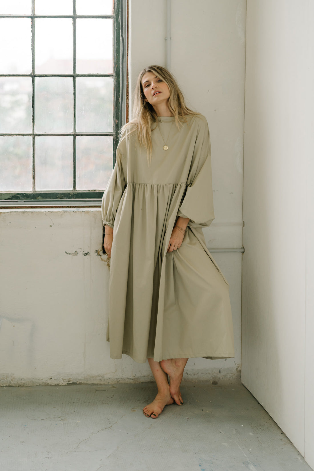 Frankie poplin dress